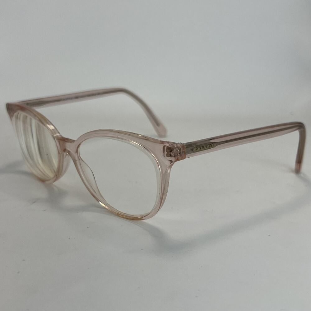 COACH Eyeglasses HC 6138 5556 Transparent Pink 52-16-140 Cat Eye *FRAMES ONLY*